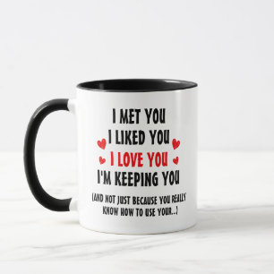 I'm Keeping You Personalized Valentine's Day Mug