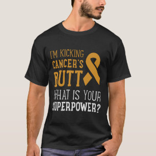 I'm Kicking Cancer's Butt Leukaemia Awareness Surv T-Shirt
