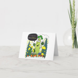 I'm Kind of a Big Dill - An Organic Garden Design Card