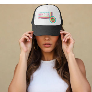 I'm Kind of a Big Dill Funny Pickleball Trucker Hat
