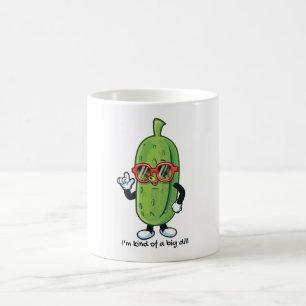 I'm Kind of a Big Dill pickle wearing sunglasses Coffee Mug