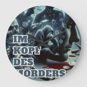 Im Kopf des Mörders Large Clock