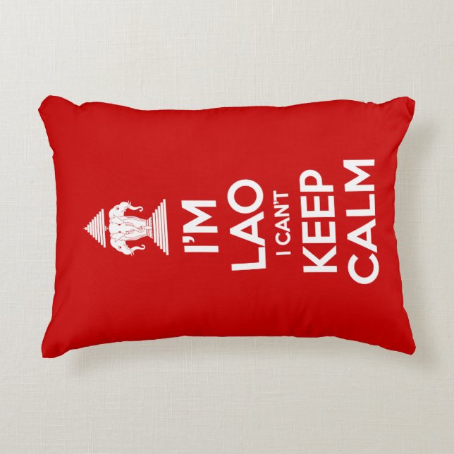 I'm Lao I Can't Keep Calm Decorative Cushion (Front)