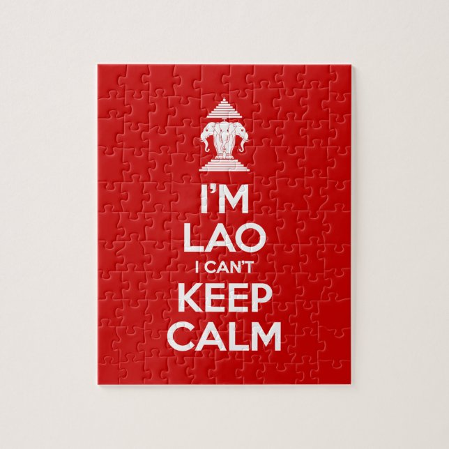I'm Lao I Can't Keep Calm Jigsaw Puzzle (Vertical)