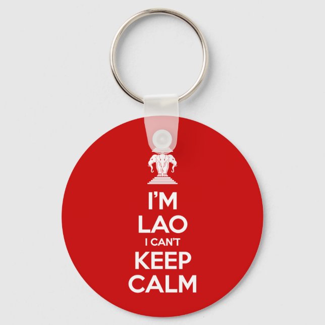 I'm Lao I Can't Keep Calm Key Ring (Front)