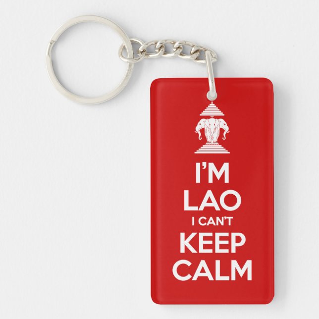 I'm Lao I Can't Keep Calm Key Ring (Front)