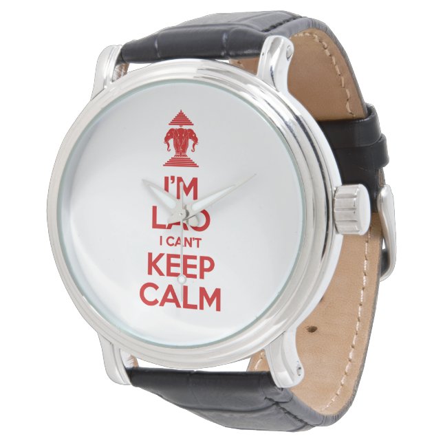I'm Lao I Can't Keep Calm Watch (Angled)