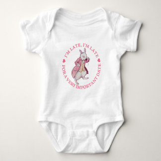 I'm Late, I'm Late, For a Very Important Date! Baby Bodysuit