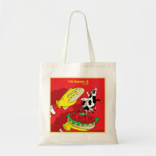 I'm Leavin' It - Go Vegan Bag