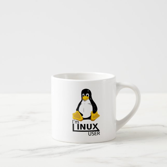 I'm Linux User Espresso Cup (Right)