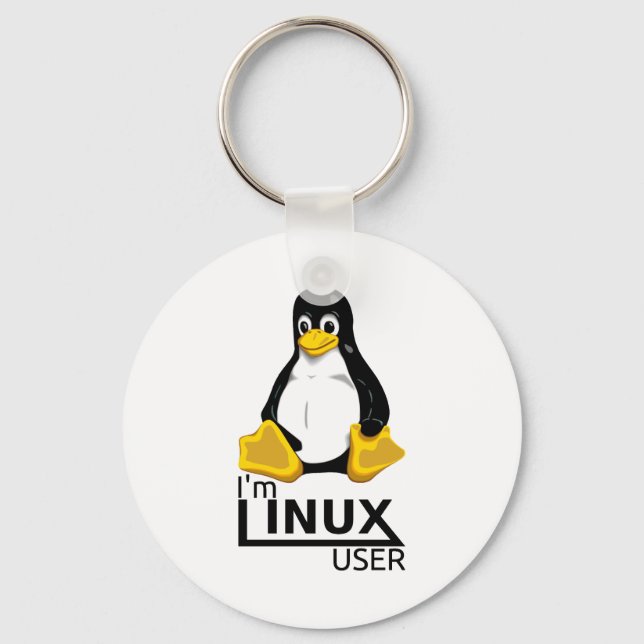 I'm Linux User Key Ring (Front)