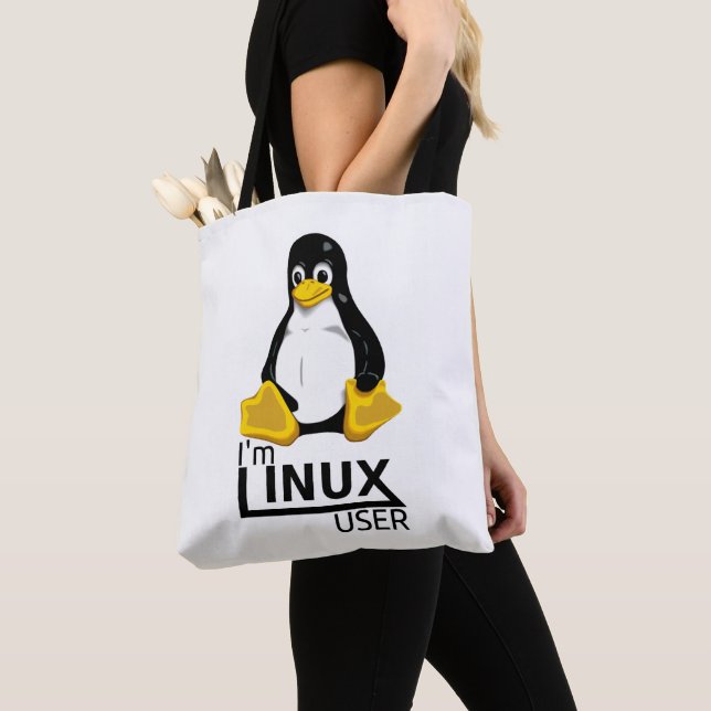 I'm Linux User Tote Bag (Close Up)