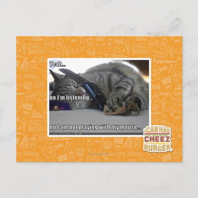 I'm listening postcard (Front)