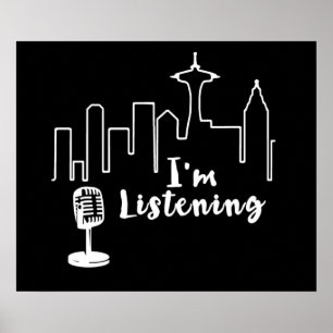 Im listening poster