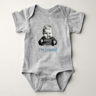 I'm loaded! - funny baby bodysuit