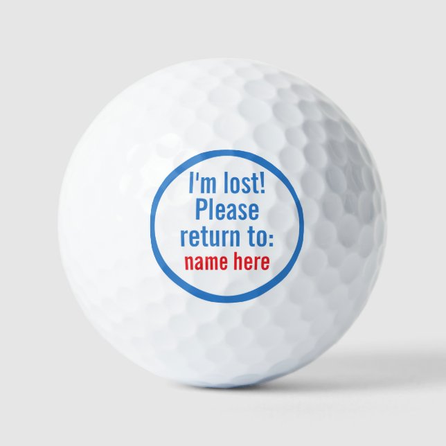 I'm Lost Golf Ball (Front)