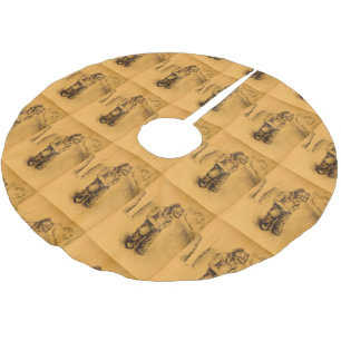 I'm Lost in Le Tianguie, Mexico Brushed Polyester Tree Skirt