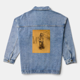 I'm lost in Le Tianguie, Mexico Denim Jacket
