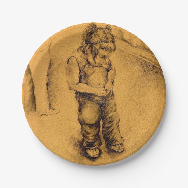 I'm Lost in Le Tianguie, Mexico Paper Plate (Front)