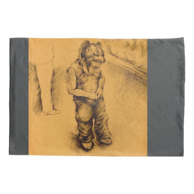 I'm Lost in Le Tianguie, Mexico Pillowcase (Back)