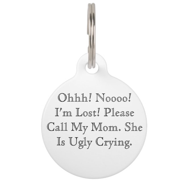 I'm Lost Pet Tag (Front)