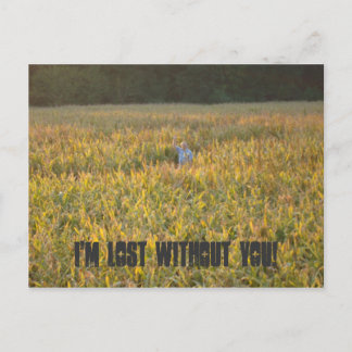 I'm Lost Without You! Postcard