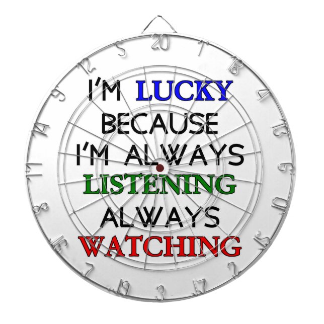 I'm Lucky Dartboard (Front)