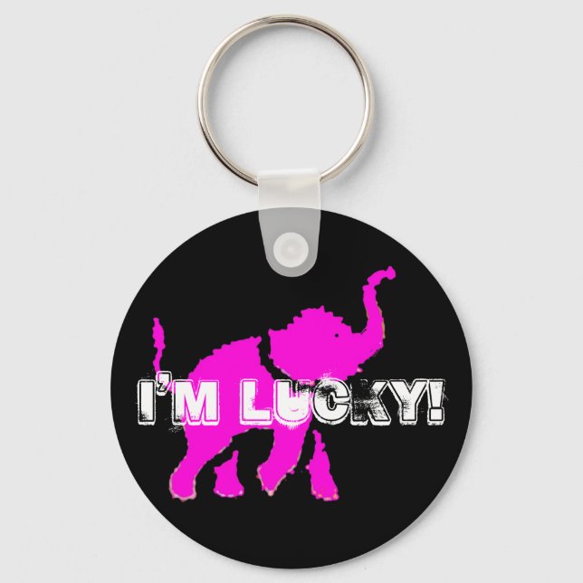I'm Lucky! Key Ring (Front)