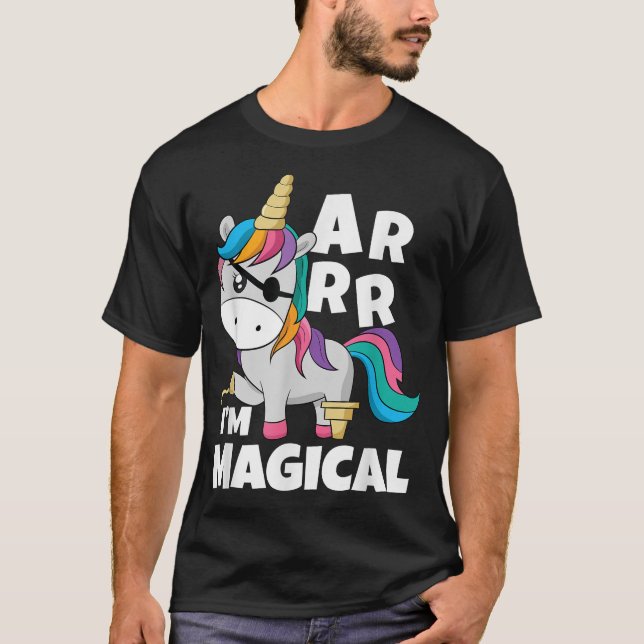 I'M Magical Caribbean Buccaneer Toddler Girl  T-Shirt (Front)