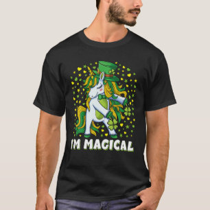 Im Magical Irish Flossing Unicorn Girls St Patrick T-Shirt