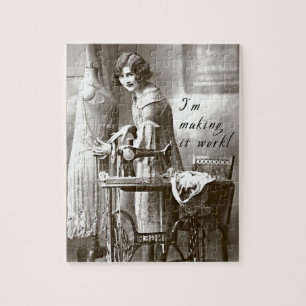 I'm Making it Work Jigsaw Puzzle