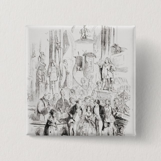 I'm Married 15 Cm Square Badge (Front)