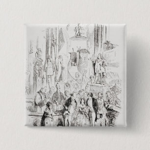 I'm Married 15 Cm Square Badge
