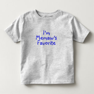 Im Memaws Favourite Blue Toddler T-Shirt