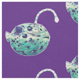 "I'm Mesmerising..." The puffer-lamp-fish realised Fabric