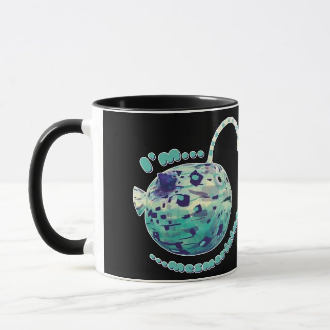 I'm Mesmerising... The puffer-lamp-fish realised. Mug (Left)