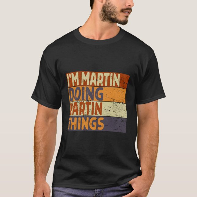 I'M Min Doing Min Things Joke T-Shirt (Front)