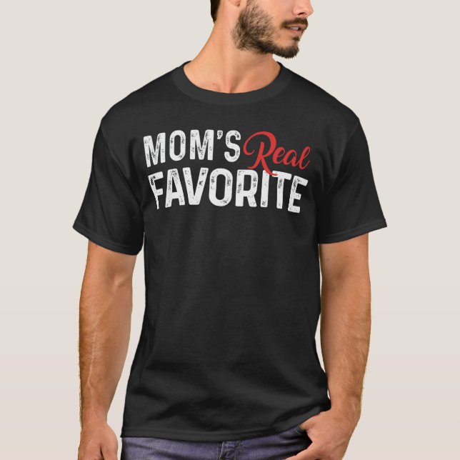 Im Moms Favorite Child Print Favorite Kid Sibling  T-Shirt (Front)
