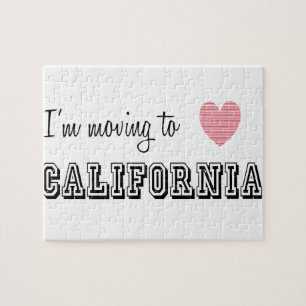 I'm Moving To California Jigsaw Puzzle