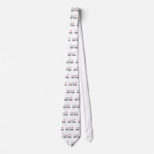 I'm Moving To New York Tie
