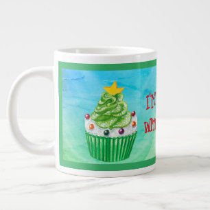 I'm MUFFIN Without You! Christmas Cupcake Muffin Large Coffee Mug