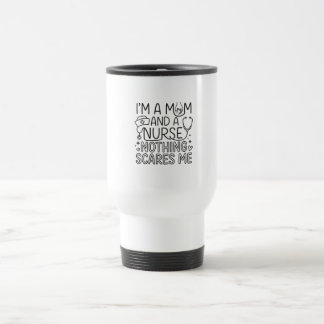 Im Mum And Nurse Minimalist Nurse Mum Gift Travel Mug