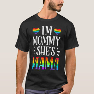I'm Mummy Mama Matching Gay Lesbian Couple Lgbt Ra T-Shirt