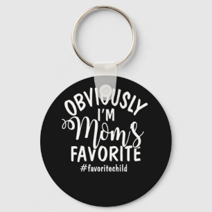 I'm Mum's Favourite Funny Favourite Son-Daughter Key Ring