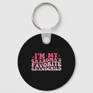 I'm My Grandma's Favorite Granhild Grandson Grandd Key Ring