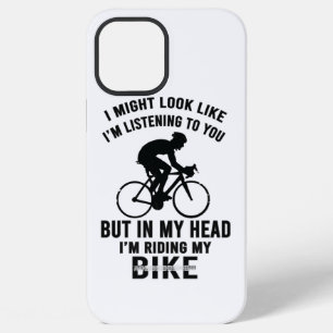 Im my head i'm riding my bike T-Shirt iPhone 12 Pro Max Case