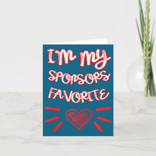 I'm My Snsors Favorite Funny Quote Tank Top  Card