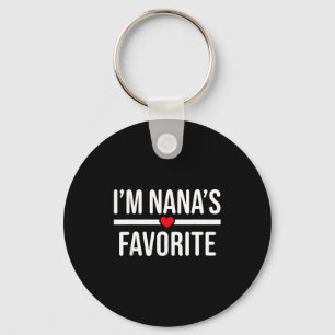 I'm Nana's Favorite  Key Ring