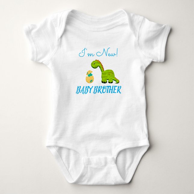 I'm new baby brother bodysuit (Front)