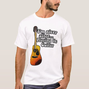 I'm nicer after playing the guitar. vintage colors T-Shirt